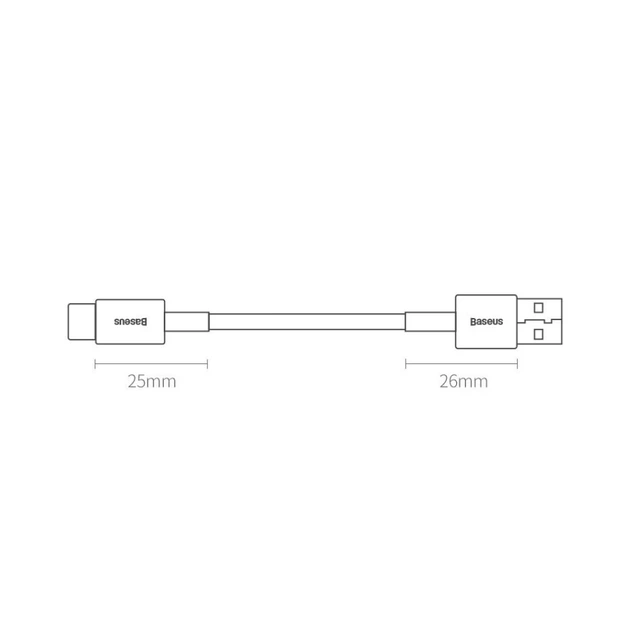 Кабель Baseus Superior USB-A to USB-C 1m Black (CATYS-01) - зображення 15