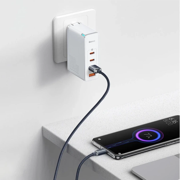 Кабель Baseus Crystal Shine USB-A to USB-C 2m Black (CAJY000501) - зображення 11