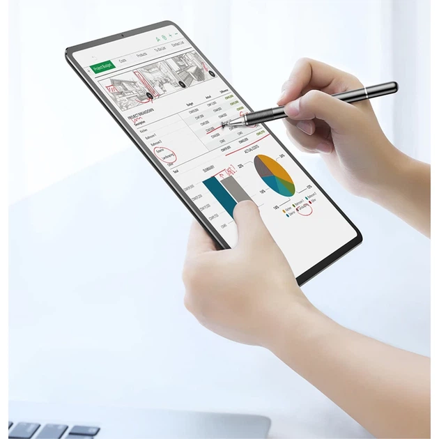 Стилус-ручка Baseus Golden Cudgel Capacitive Stylus Pen Silver (ACPCL-0S) - изображение 10