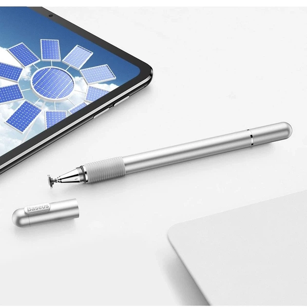 Стилус-ручка Baseus Golden Cudgel Capacitive Stylus Pen Silver (ACPCL-0S) - изображение 12