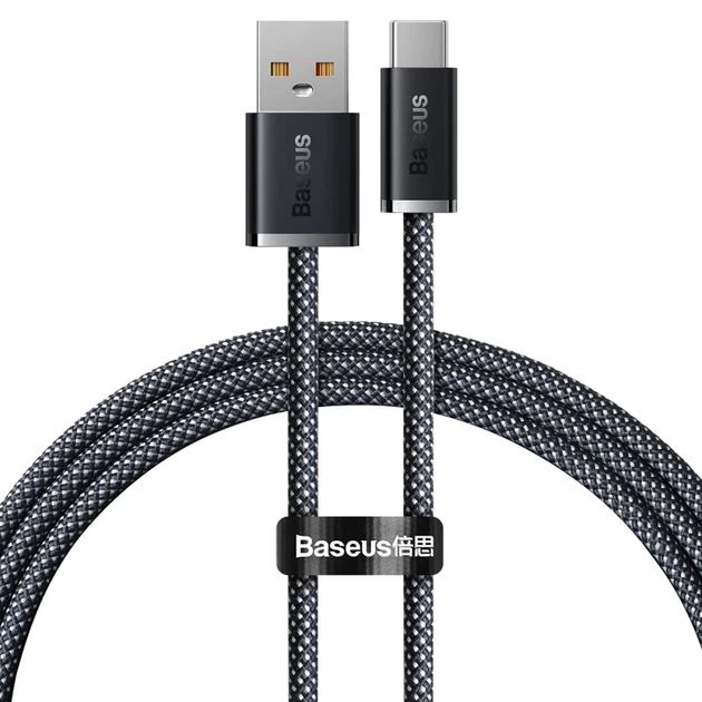 Кабель Baseus Dynamic Series USB-A to USB-C 1m Grey (CALD000616) - Фото 1 Кабель Baseus Dynamic Series USB-A to USB-C 1m Grey (CALD000616) - зображення 1