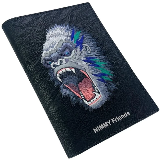 Portfel na paszport Nimmy Raptor Gorilla Black (6971080319150) - obraz 5