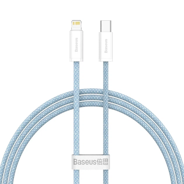 Кабель Baseus Dynamic Series USB-C to Lightning 1m Blue (CALD000003) - Фото 1 Кабель Baseus Dynamic Series USB-C to Lightning 1m Blue (CALD000003) - зображення 1