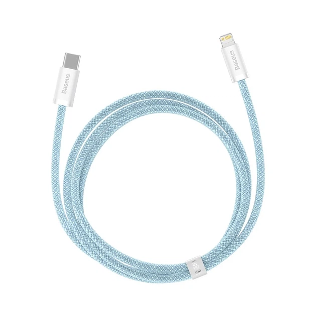 Кабель Baseus Dynamic Series USB-C to Lightning 1m Blue (CALD000003) - Фото 2 Кабель Baseus Dynamic Series USB-C to Lightning 1m Blue (CALD000003) - зображення 2