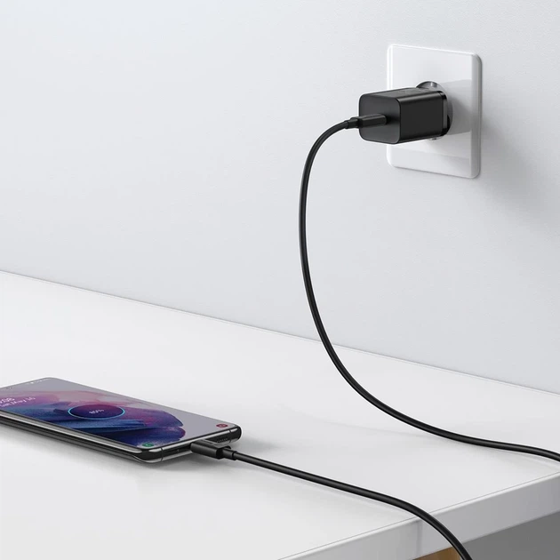 Мережевий зарядний пристрій Baseus Super Si 25W USB-C Black (CCSP020101) - Фото 10 Мережевий зарядний пристрій Baseus Super Si 25W USB-C Black (CCSP020101) - зображення 10