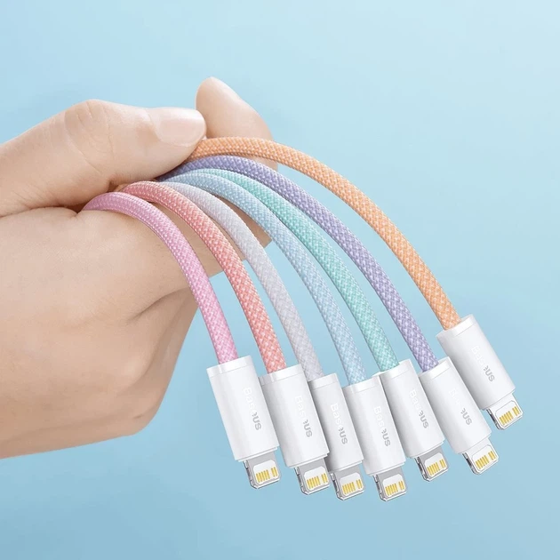 Кабель Baseus Dynamic Series USB-C to Lightning 1m Blue (CALD000003) - Фото 8 Кабель Baseus Dynamic Series USB-C to Lightning 1m Blue (CALD000003) - зображення 8