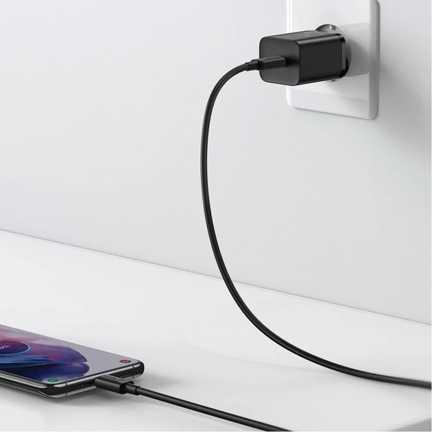 Мережевий зарядний пристрій Baseus Super Si 25W USB-C Black (CCSP020101) - Фото 14 Мережевий зарядний пристрій Baseus Super Si 25W USB-C Black (CCSP020101) - зображення 14