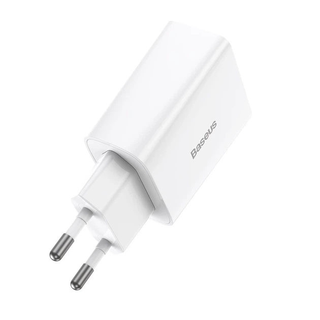 Сетевое зарядное устройство Baseus Speed Mini PD 20W USB-C White (CCFS-SN02) - Фото 7 Сетевое зарядное устройство Baseus Speed Mini PD 20W USB-C White (CCFS-SN02) - изображение 7