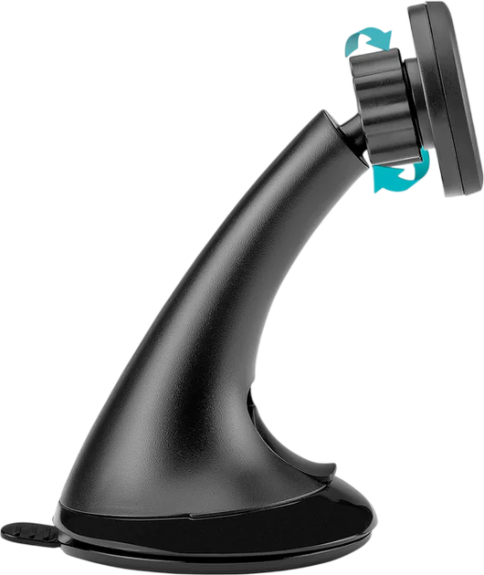 Uchwyt samochodowy do telefonu SBS Magnetic car holder with Wide Line suction cup Black (TESUPPWINDWIDEK) - obraz 2