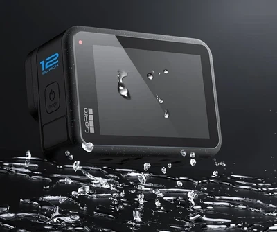Захисне скло з ковпачком на обʼєктив для GoPro HERO 12 комплект 3-в-1 екран, передній дисплей, лінза - зображення 5