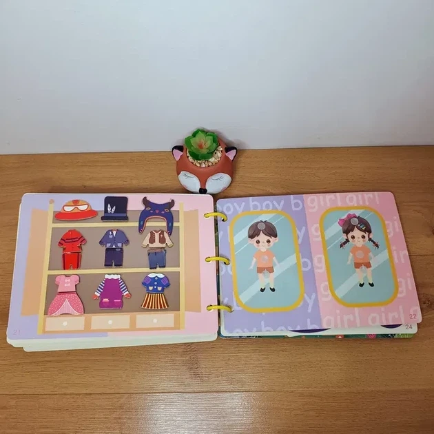 Розвивальна книга-іграшка бізібук Toki Cat на липучках великий формат - зображення 3