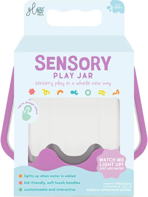 Sensoryczny słoik Glo Pals z podświetleniem Fioletowy (0850016823656) - obraz 8