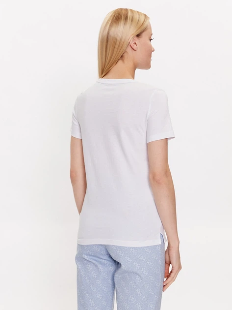 Футболка хлопковая женская Guess Ss Cn Original Tee W1YI1B-I3Z14-G011 L Pure White (7622078605654) - изображение 2