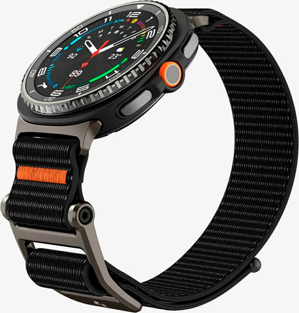 Ремінець Spigen DuraPro Flex для Samsung Galaxy Watch 8 / Classic (40 / 44 / 46 mm) Black (8800283312492) - Фото 4 Ремінець Spigen DuraPro Flex для Samsung Galaxy Watch 8 / Classic (40 / 44 / 46 mm) Black (8800283312492) - зображення 4