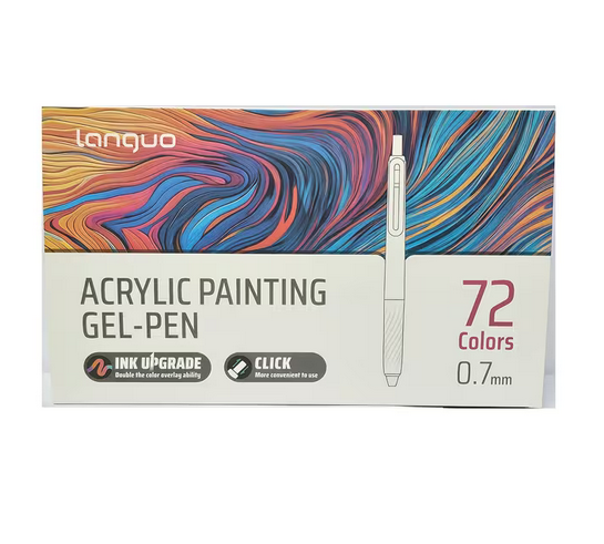 Набір ручок click Languo на 72 кольори в подарунковій коробці 0,7 mm - Фото 1 Набір ручок click Languo на 72 кольори в подарунковій коробці 0,7 mm - зображення 1