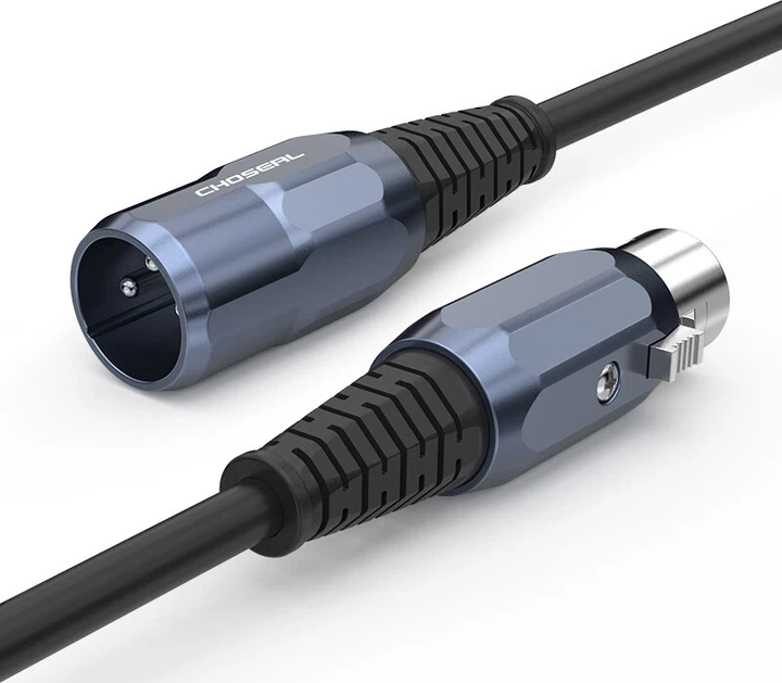 Аудиокабель Choseal QS3518T20 XLR «папа»-«мама» 20 м Black - изображение 7