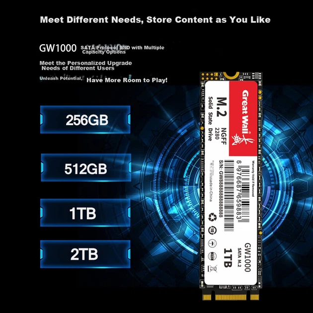 SSD диск Great Wall GW1000 256GB M.2 SATA - изображение 5