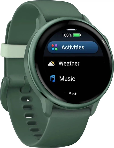 Смарт-часи Garmin Vivoactive 6 Metallic Jasper Green with Jasper Green Band (010-02985-02/42) - изображение 4