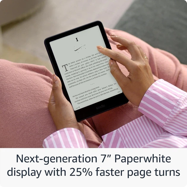 Електронна книга Amazon Kindle Paperwhite 12th Gen. 2024 16GB Jade - Фото 4 Електронна книга Amazon Kindle Paperwhite 12th Gen. 2024 16GB Jade - изображение 4