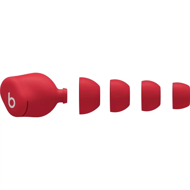 Навушники TWS Beats by Dr. Dre Solo Buds Transparent Red (MUW03) - Фото 4 Навушники TWS Beats by Dr. Dre Solo Buds Transparent Red (MUW03) - изображение 4