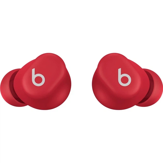 Навушники TWS Beats by Dr. Dre Solo Buds Transparent Red (MUW03) - Фото 5 Навушники TWS Beats by Dr. Dre Solo Buds Transparent Red (MUW03) - изображение 5
