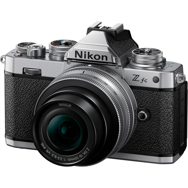Бездзеркальний фотоапарат Nikon Z fc Kit 16-50mm f/3.5-6.3 VR Silver (VOA090K002) UA [104429 - изображение 3