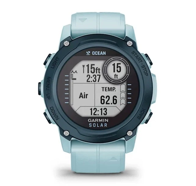 Смарт-годинник GARMIN Descent G1 Solar Ocean Edition Azure (010-02604-04) - зображення 5