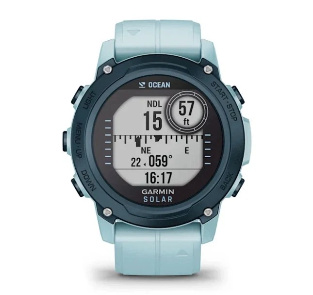 Смарт-годинник GARMIN Descent G1 Solar Ocean Edition Azure (010-02604-04) - зображення 7