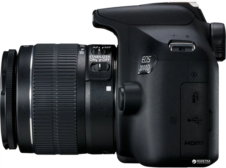 Фотоапарат Canon EOS 2000D BK 18-55 IS II (2728C008AA) - изображение 5