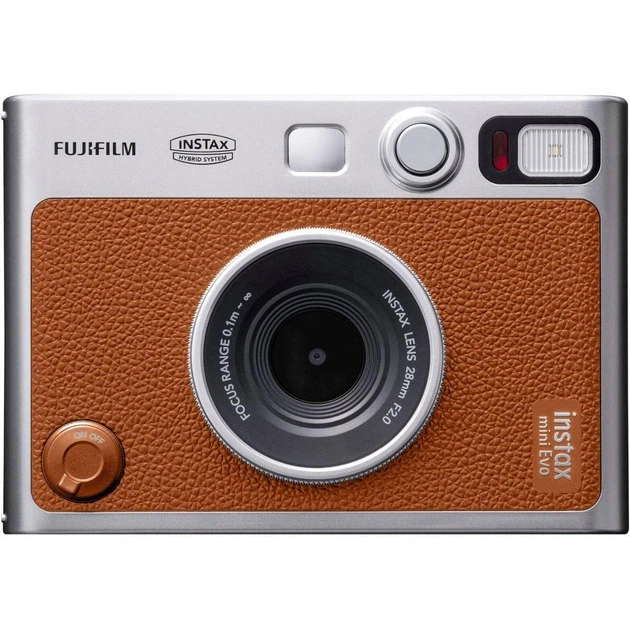 фотокамера моментального друку Fujifilm Instax mini EVO Brown (16812534) - Фото 1 фотокамера моментального друку Fujifilm Instax mini EVO Brown (16812534) - изображение 1