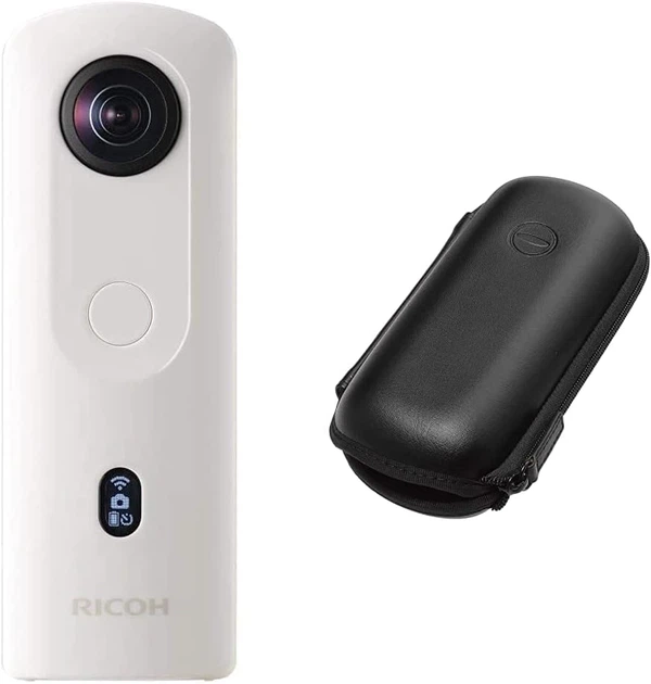 Екшн-камера Ricoh Theta SC2 / 360° / 4K / 30fps / Wi-Fi / Bluetooth / Біла Б/В b1 - Фото 3 Екшн-камера Ricoh Theta SC2 / 360° / 4K / 30fps / Wi-Fi / Bluetooth / Біла Б/В b1 - изображение 3