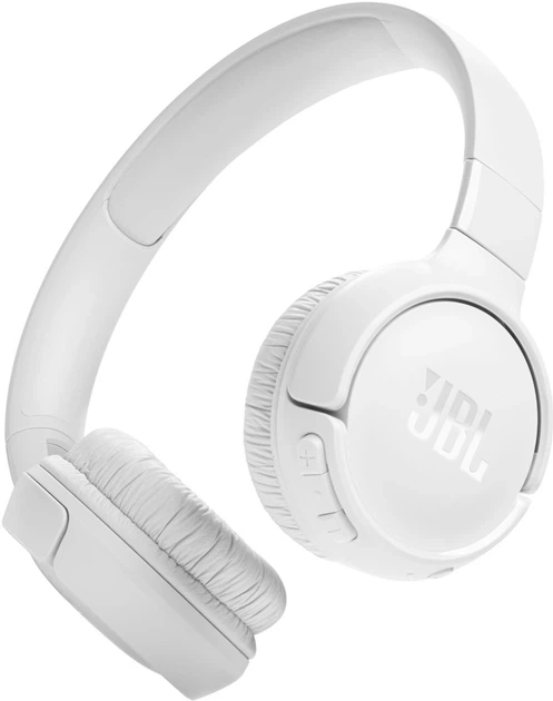 Навушники JBL Tune 520BT White (JBLT520BTWHTEU) - Фото 1 Навушники JBL Tune 520BT White (JBLT520BTWHTEU) - зображення 1