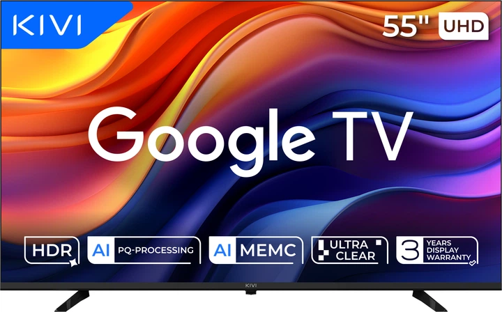 Телевізор Kivi 55'' 55U800KB - Фото 3 Телевізор Kivi 55'' 55U800KB - изображение 3