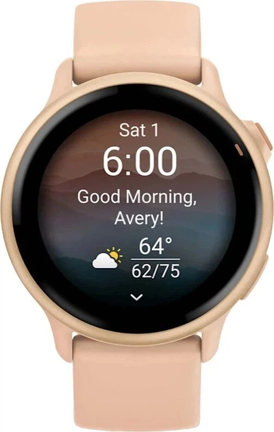 Смарт-часи Garmin Vivoactive 6 Металевий Pink Dawn with Pink Dawn Band (010-02985-03/43) Refurbished - Фото 4 Смарт-часи Garmin Vivoactive 6 Металевий Pink Dawn with Pink Dawn Band (010-02985-03/43) Refurbished - изображение 4