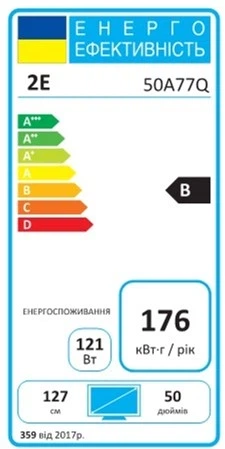 Телевізор 2E QLED 50" 2E-50A77Q - Фото 2 Телевізор 2E QLED 50" 2E-50A77Q - изображение 2