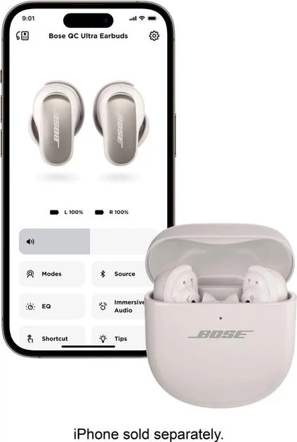 Навушники Bose QuietComfort Ultra Earbuds White Smoke (882826-0020) - изображение 4