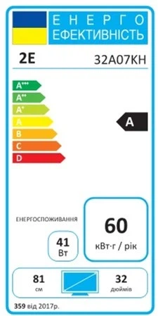 Телевізор 2E 32" 2E-32A07KH - изображение 2