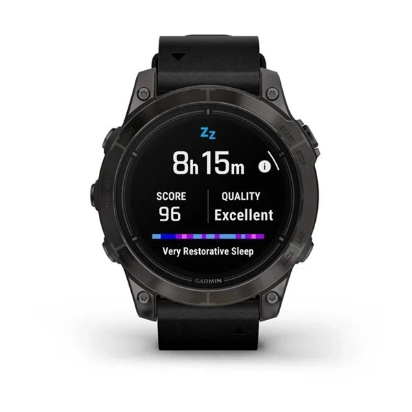 Смарт-годинник GARMIN Epix Pro (Gen 2) Sapphire 47mm Carbon G. DLC Tit. with B. Leather Band (010-02803-30) - Фото 6 Смарт-годинник GARMIN Epix Pro (Gen 2) Sapphire 47mm Carbon G. DLC Tit. with B. Leather Band (010-02803-30) - изображение 6