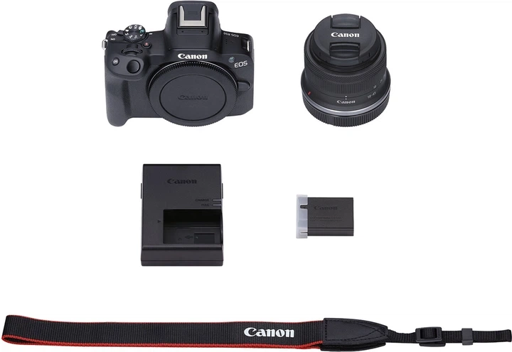 Фотоапарат Canon EOS R50 RF 18-45mm Black (5811C033AA) - Фото 2 Фотоапарат Canon EOS R50 RF 18-45mm Black (5811C033AA) - изображение 2