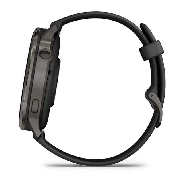 Смарт-годинник GARMIN Venu 4 45 mm Slate with Black Silicone Band (010-03014-00/40) - изображение 2