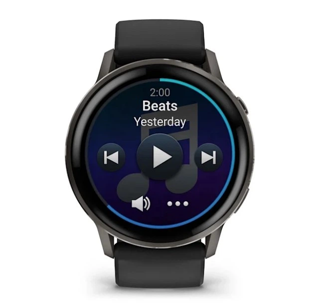 Смарт-годинник GARMIN Venu 4 45 mm Slate with Black Silicone Band (010-03014-00/40) - изображение 5