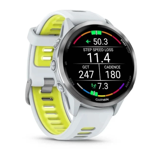 Смарт-годинник GARMIN Forerunner 970 Titanium w. Whitestone Case and Whitestone/T. Amp Yellow Band (010-02969-01/11/61) - Фото 4 Смарт-годинник GARMIN Forerunner 970 Titanium w. Whitestone Case and Whitestone/T. Amp Yellow Band (010-02969-01/11/61) - изображение 4