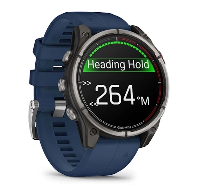 Смарт-годинник GARMIN Quatix 8 51 mm AMOLED Marine GPS Smartwatch (010-02905-91) - изображение 4