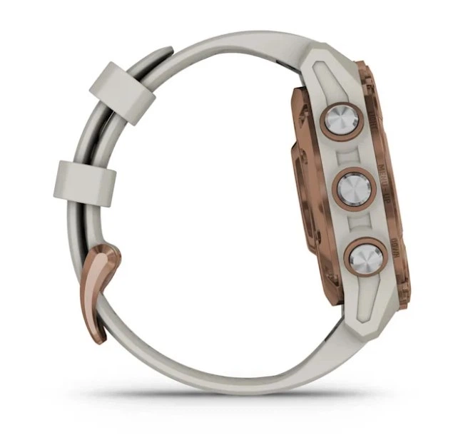 Смарт-годинник GARMIN Descent Mk3i 43 mm Bronze PVD Titanium with French Gray Silicone Band (010-02753-13/14) - изображение 6