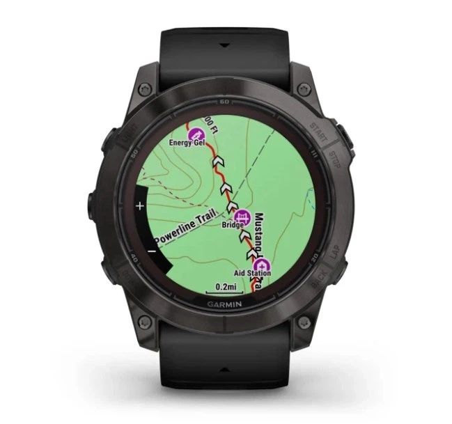 Смарт-годинник GARMIN Fenix 7X Pro Sapphire Solar Carbon G. DLC Tit. with Black Band (010-02778-10/11) - Фото 5 Смарт-годинник GARMIN Fenix 7X Pro Sapphire Solar Carbon G. DLC Tit. with Black Band (010-02778-10/11) - изображение 5