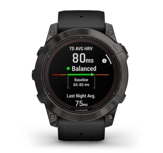 Смарт-годинник GARMIN Fenix 7X Pro Sapphire Solar Carbon G. DLC Tit. with Black Band (010-02778-10/11) - Фото 6 Смарт-годинник GARMIN Fenix 7X Pro Sapphire Solar Carbon G. DLC Tit. with Black Band (010-02778-10/11) - изображение 6