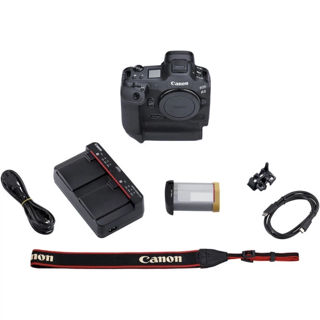 Бездзеркальний фотоапарат Canon EOS R3 Вody Black (4895C014) - изображение 2