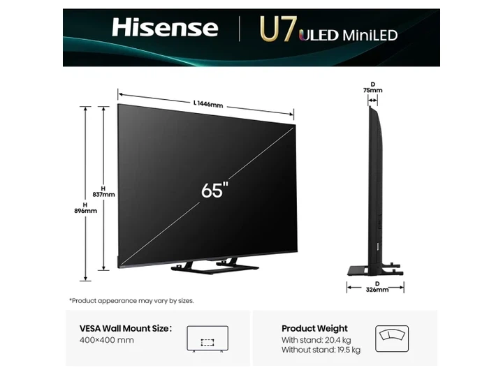 Телевізор Hisense 65U7Q - Фото 2 Телевізор Hisense 65U7Q - изображение 2