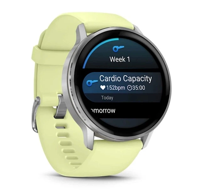 Смарт-годинник GARMIN Venu 4 45 mm Silver with Citron Silicone Band (010-03014-02) - Фото 4 Смарт-годинник GARMIN Venu 4 45 mm Silver with Citron Silicone Band (010-03014-02) - изображение 4