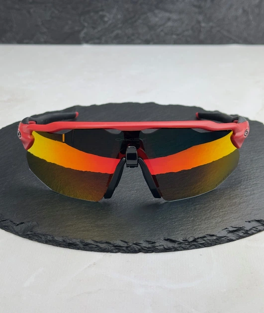 Сонцезахисні окуляри Oakley Radar EV Advancer OO9442 червоні з лінзою Prizm Ruby, спортивні, чоловічі, - Фото 2 Сонцезахисні окуляри Oakley Radar EV Advancer OO9442 червоні з лінзою Prizm Ruby, спортивні, чоловічі, - зображення 2